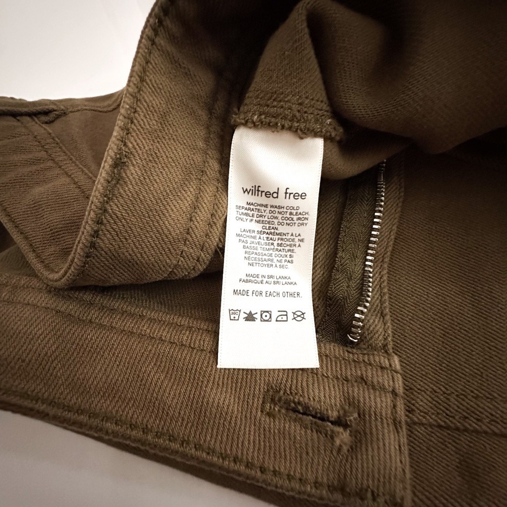 Wilfred Free Modern Utility Pant Green - Size 4‎ - Picture 7 of 7